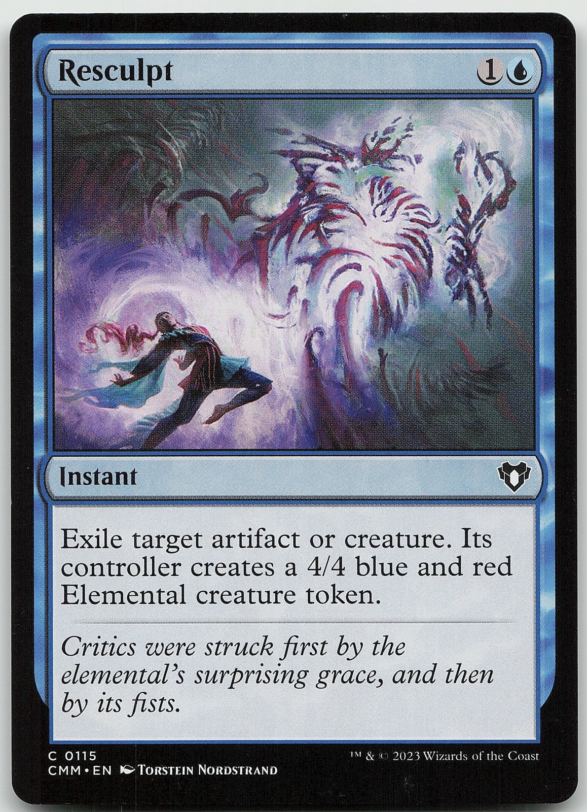 Resculpt Commander Masters NM MTG