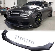 Front Spoiler Lippe Spoilerlippe Sto&szlig;stange Schwarz F&uuml;r Mercedes C-Klasse W205