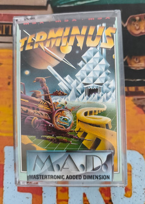 Terminus (1987) MSX Computer (Tape, Manual, Box) classic 8-bit CIB