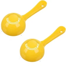 2PCs Yellow Rice Paddle Sushi Mold - Non-Stick Making Kitchen 