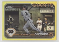 2024 Topps Chrome NPB Nippon Professional Baseball 23/75 Takumi Ohshiro #107 oh8
