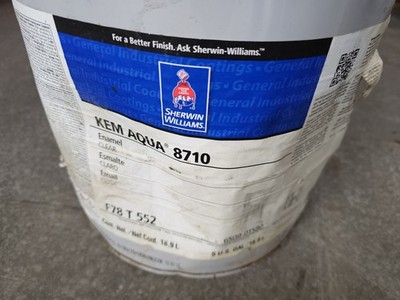 Sherwin Williams Kem Aqua 8710 5 Gal *Sealed & Unopened* | eBay