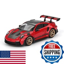 Mini GT 1:64 Porsche 911 (992) GT3 RS Weissach Package Guards Red Diecast Car