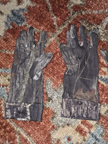 Lot Of 2 Pairs RedHead Lightweight Hunting Gloves Men's Camo Spandex Dot Grip XL - Picture 5 of 7
