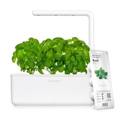 Click & Grow Indoor Herb Garden Kit with Grow Light | Smart Garden for Home K...