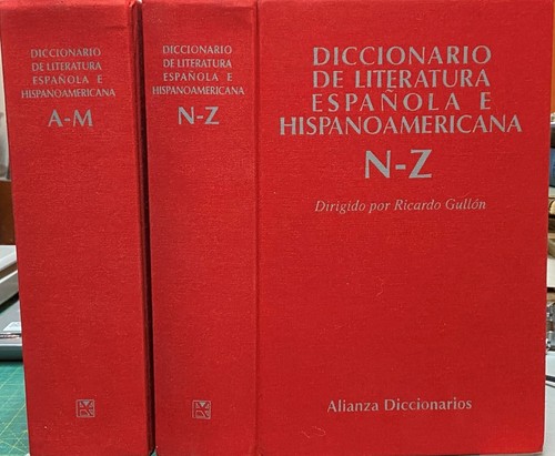 Ricardo Gullón / DICCIONARIO DE LITERATURA ESPAÑOLA E HISPANOAMERICANA - Picture 2 of 4