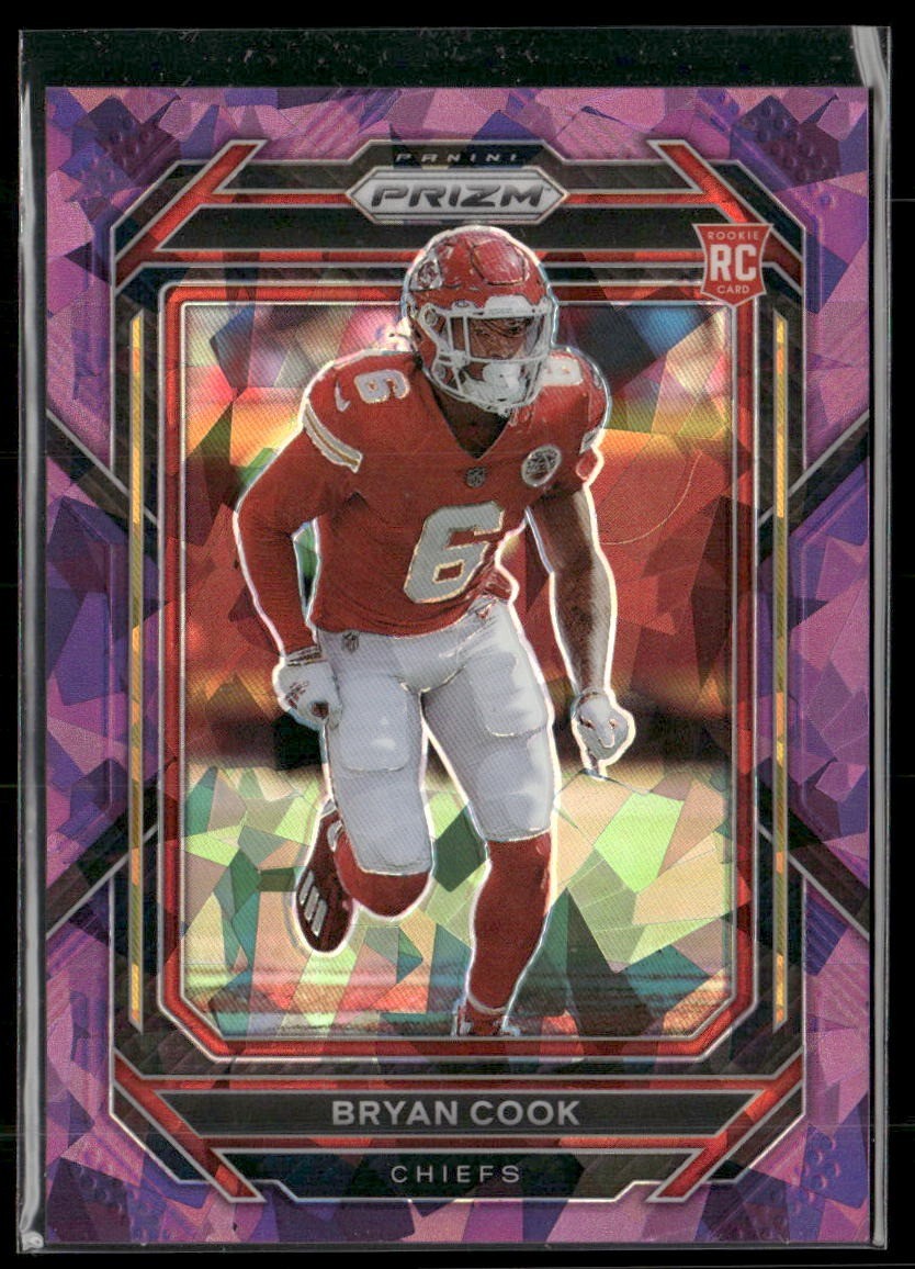2022 Panini Prizm #397 Bryan Cook Purple Ice #/225