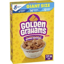 Golden Grahams Breakfast Cereal, Graham Cracker Taste, 27.6 Ounce Pack of 1
