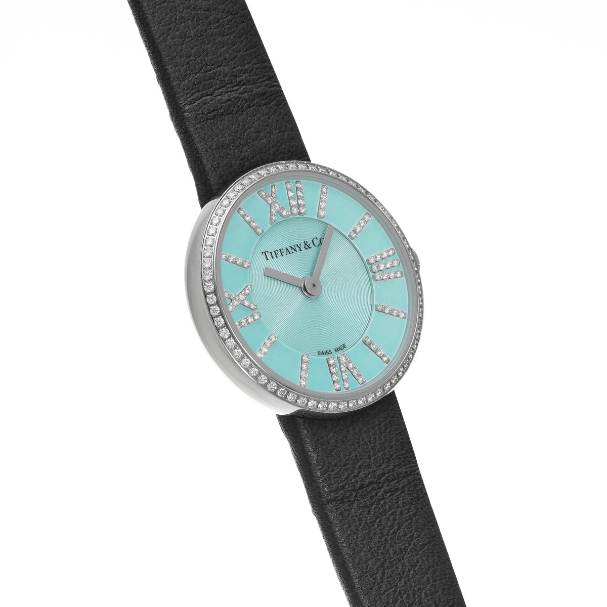 Tiffany グランドブルーダイヤルストラップウォッチ カスタマイズされたギフト イタリア本革ストラップ Apple Watch