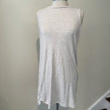 Lou & Grey Tank Dress Womens Medium Sleeveless Casual Soft Knit Summer Lightweig