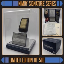 Star Trek TOS Communicator Signature Series Leonard Nimoy LE 429/500 NEW Tested