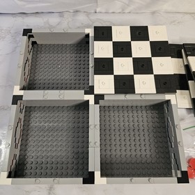 Lego 40174 Iconic Checkers Set Incomplete (No Chess Pieces) Retired Set