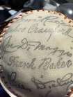 Vintage Team Signed Baseball Multiple Autographs Estate Find Possible Yankees