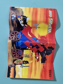 Lego vintage System Castle 6043 Dragon Defender, with box and instructions