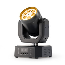 6 Colors Bee Eye Rotation Stage Lighting Mini RGBW LED Moving Head Lights DJ DMX