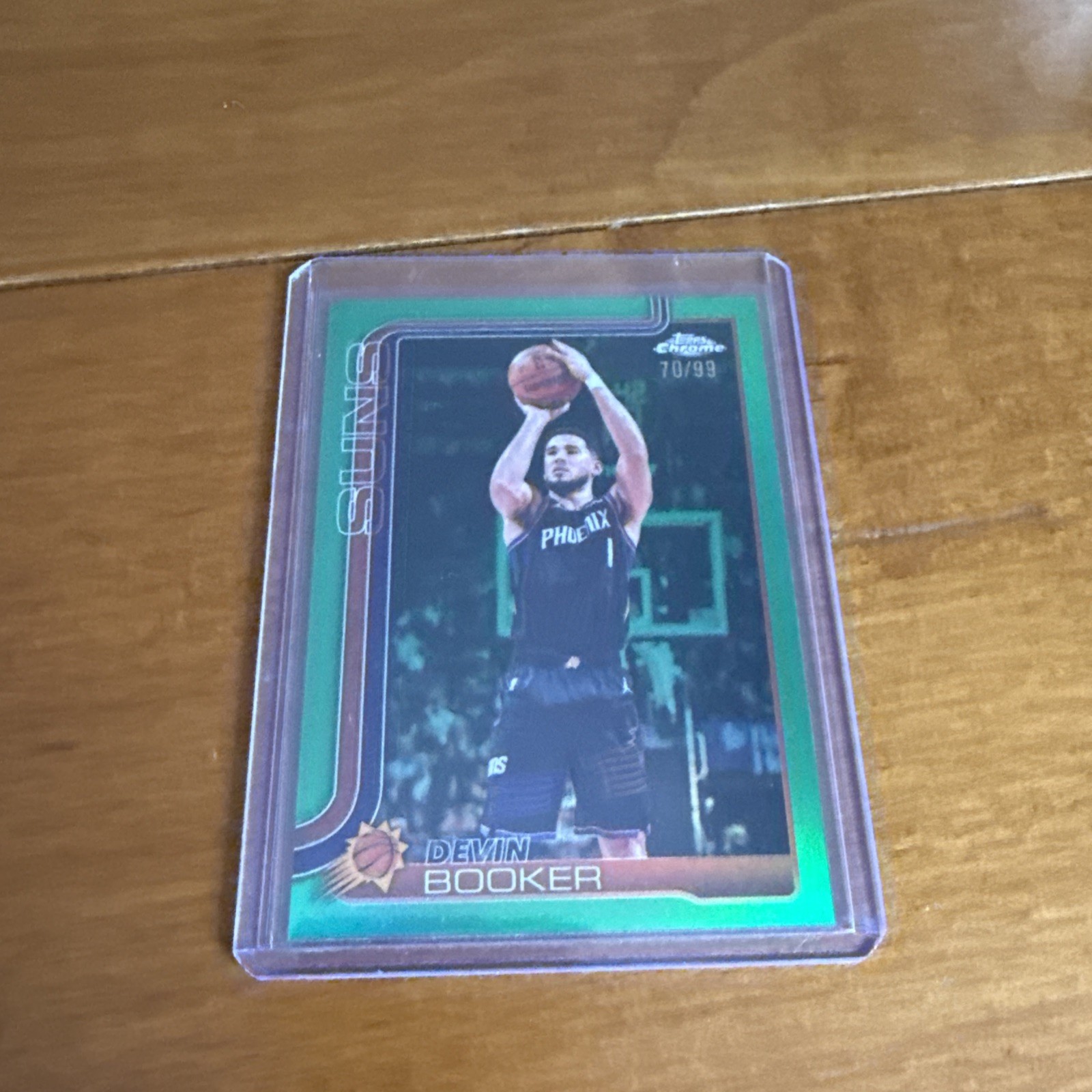 2025-2026 Topps Chrome Update Devin Booker True Green /99