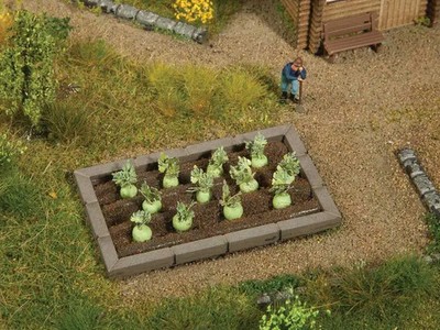 Noch HO Garden Plot Edging Only Fits Noch Assembled Garden Plots 13214