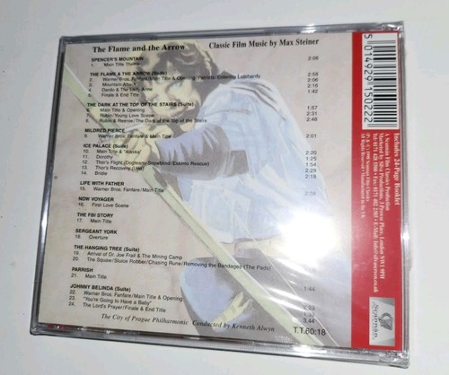 SEALED Max Steiner The Flame and the Arrow: Classic film Music SOUNDTRACK CD - Picture 2 of 2