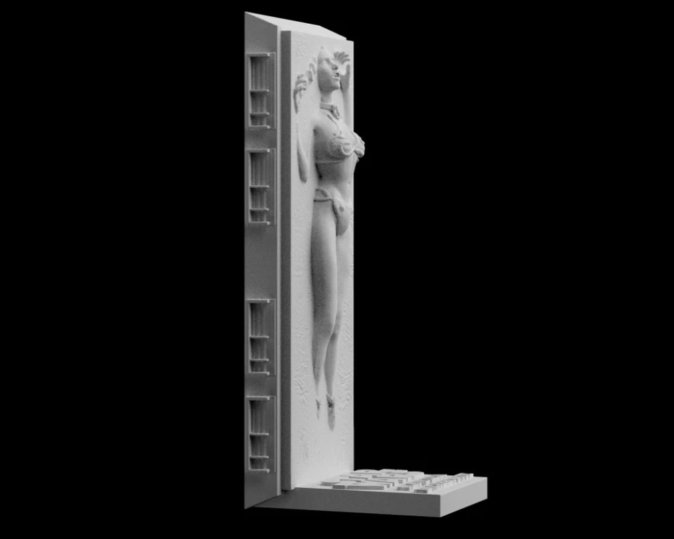 3D 打印星球大战莱娅公主碳酸盐雕像 — 第 4/4 张图片