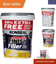 Ready Mixed Smooth Finish Filler 900g - Ideal for Wood, Stone & Concrete