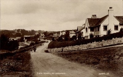 Ak St Mawes Cornwall, Neue Straße - 4359830