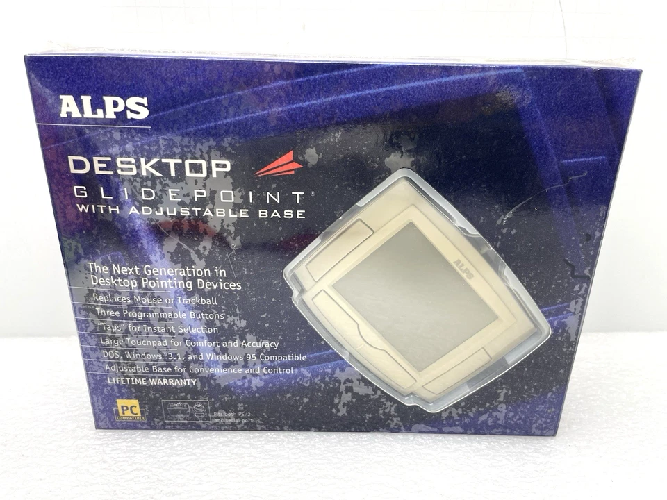 NEW SEALED ALPS DESKTOP GLIDEPOINT PC MOUSE POINTING TOUCHPAD PS/2 SERIAL - Image 2 of 4