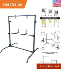 Heavy-Duty Archery Target Stand with Carabiner Hooks - Optimal for All Targets