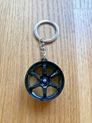 Nismo R35 GTR Wheel ''Gatcha Gatcha'' Keychain Aus Japan - Rare