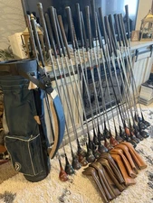 26 Vintage Drivers & Woods PING, Wilson, Hagen, Macgregor W/ Headcovers & Bag