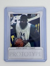Signagrafix 2002 LeBron James Prototype ABCD Camp Basketball Trading Card