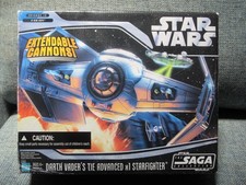 Star Wars Saga Darth Vader's TIE Advanced x1 Starfighter 2006 
