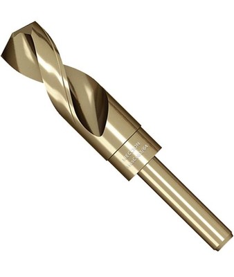 Meccion M35 Cobalt Drill Bit 63/64'' Reduced Shank HSS Twist for Metal Drilling