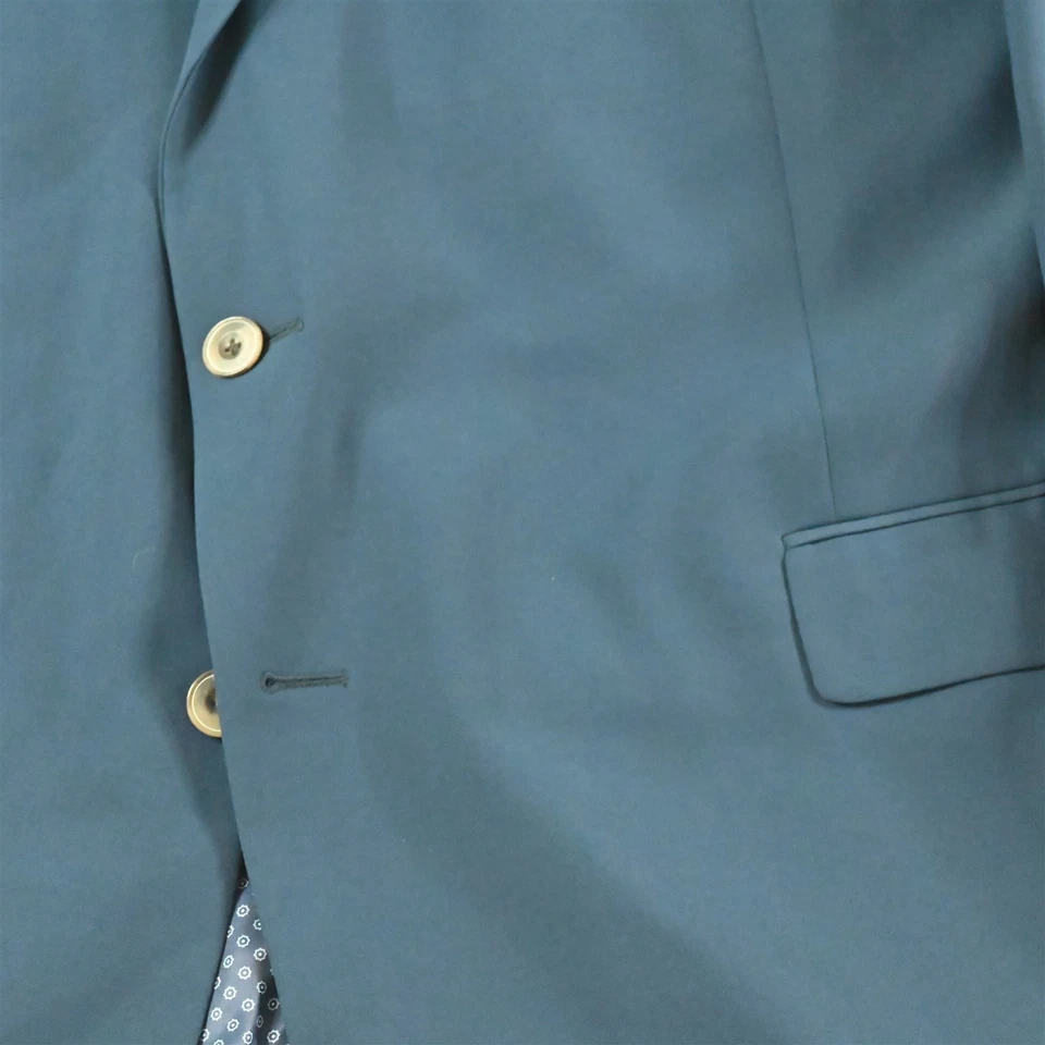 NEW Stafford 54R Blue Performance Travel Soft Shoulder Blazer Jacket Sport Coat - Image 3 of 4