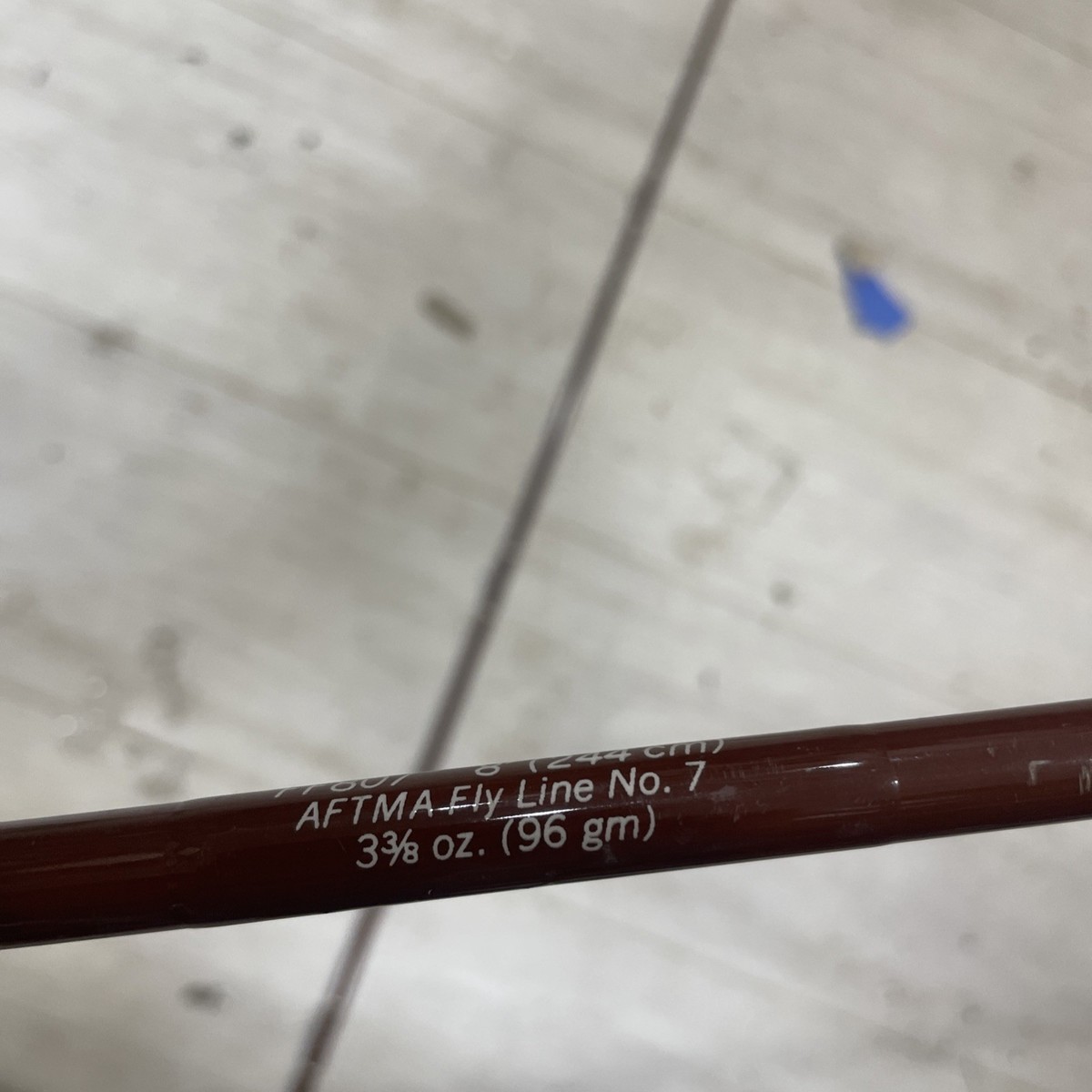 Vintage Fenwick FF 807, 8 Ft (2 pc) Fly Fishing Rod, Fly Line No.7