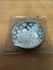 1997 Merry Christmas Carolers Peace On Earth -0.999 Silver 1 Oz Art Coin Round