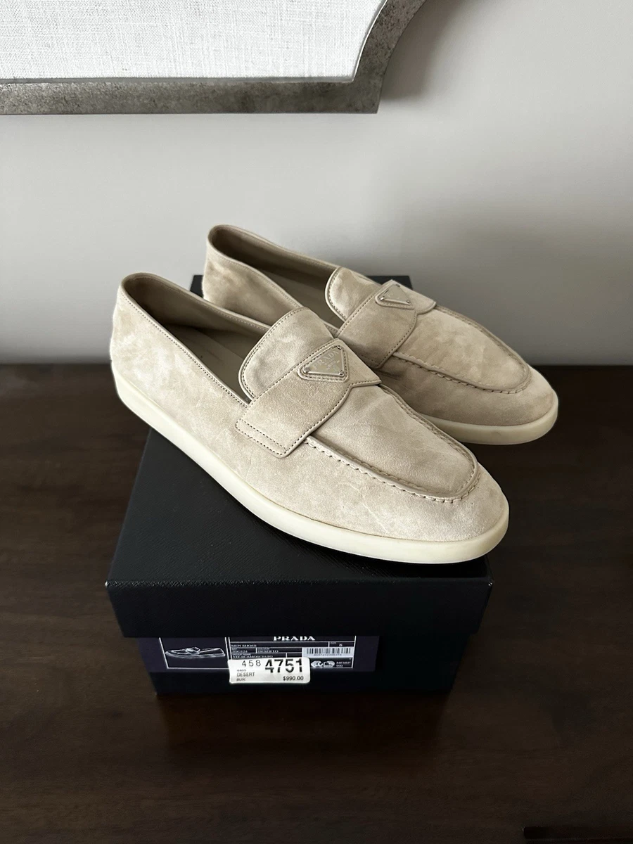PRADA M Loafer Suede Casual Shoes for Men for sale | eBay