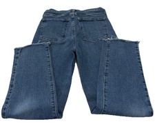 Universal Thread 80s Slim Jeans Womens 6R Mid Rise Button Fly Blue Denim