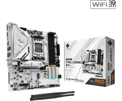 ASRock B850M Pro Plus WiFi DDR5 Socket AM5 Motherboard