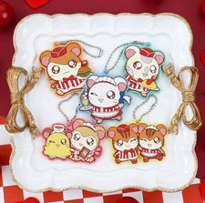 Hamtaro Japanese Gashapon Rubber Keychain Figure Diner Charm 1 Random Capsule