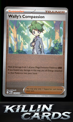 Reverse Holofoil Wally's Compassion - 132/132 132/132 Pokemon Uncommon ME01: Meg