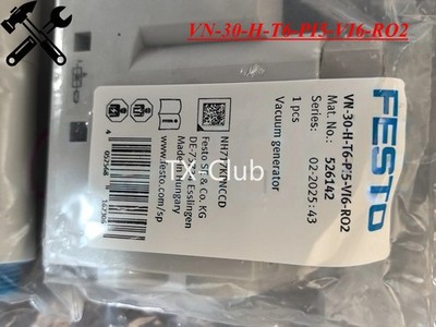 1PCS Festo VN-30-H-T6-PI5-VI6-RO2 Vacuum Generator 526142 VN-30-H-T6-PI5-VI6-RO2