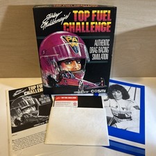 Shirley Muldowney Top Fuel Challenge Commodore 64 128 Cosmi 1987 NHRA Dragrace