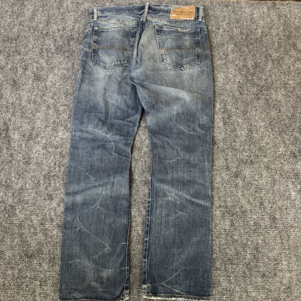 Denim Supply Ralph Lauren Bootcup Denim Blue Men's Jeans Size 34x30 - Image 3 of 4