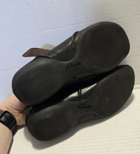 Clarks Artisan Felicia Plum Mary Jane Womens Flats Shoes Black Leather UK Size 4 - Picture 5 of 8
