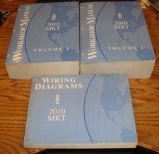 Original 2010 Lincoln MKT Shop Service Manual 1 & 2 + Wiring Diagrams Set 10