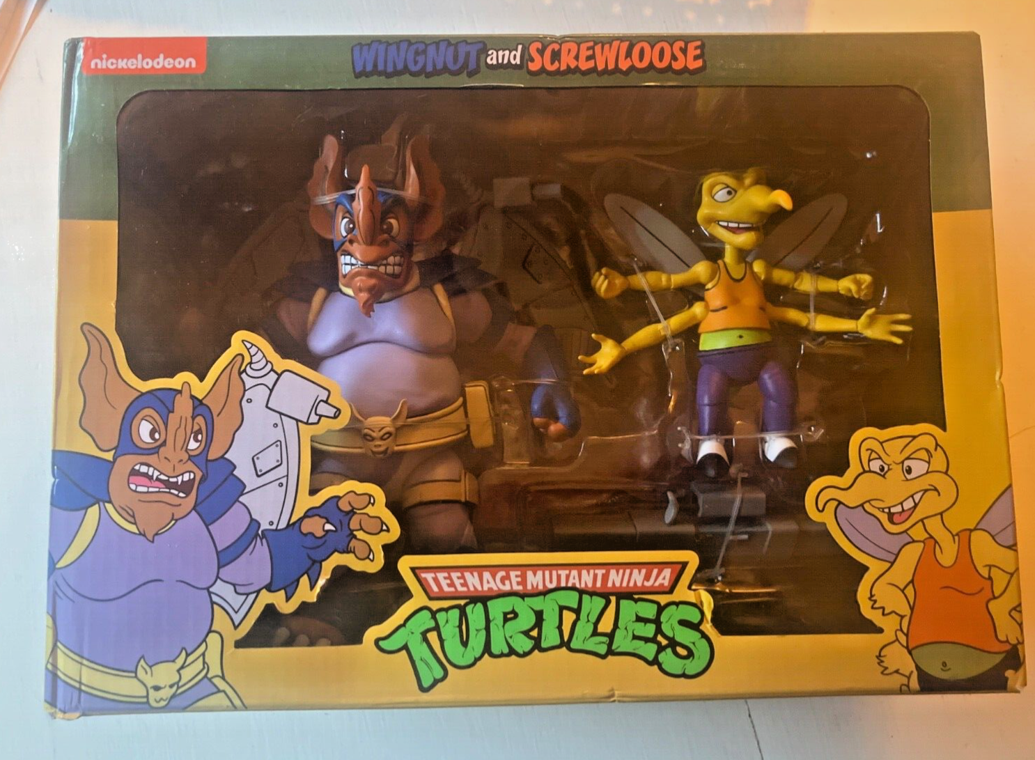 NECA TMNT Wingnut & Screwloose 2-Pack Action Figure Set