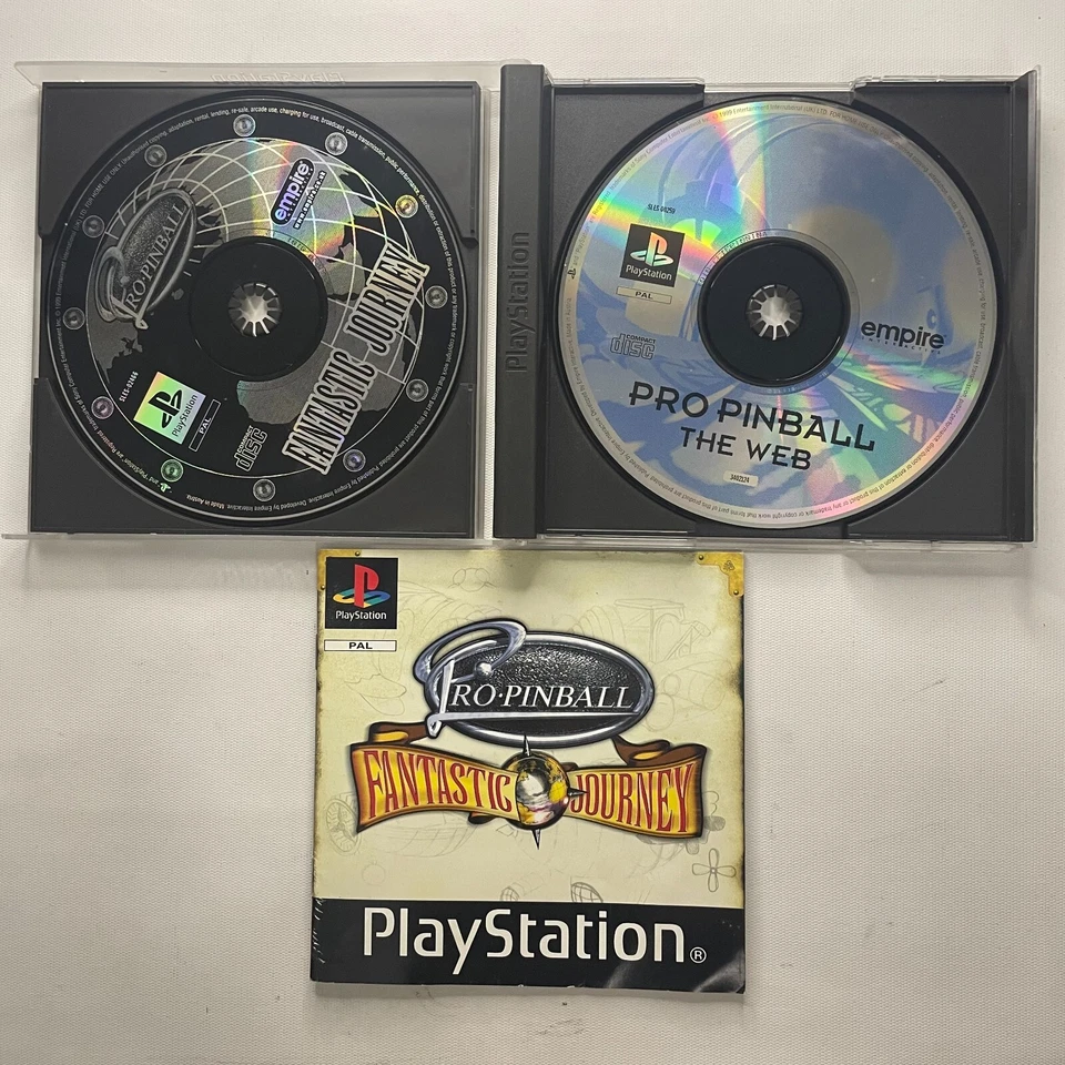Pro Pinball Fantastic Journey Sony Playstation 1 PS1 PSX PAL Game w Manual - Image 2 of 3