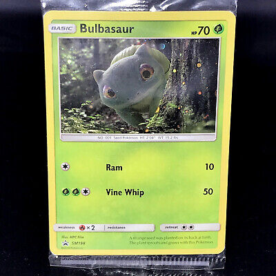 Bulbasaur "Detective Pikachu" Pokémon Card Movie Promo  SM198 FREE SHIPPING
