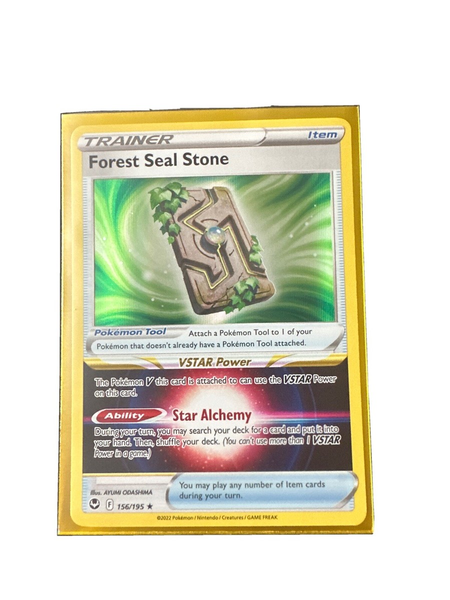 Pokemon cards trainer Forest seal Stone