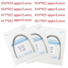 Dental Orthodontic Arch Wire Stainles Steel Rectangular Ovoid/Nature Form ns
